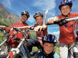 Mountainbiking for the whole family.